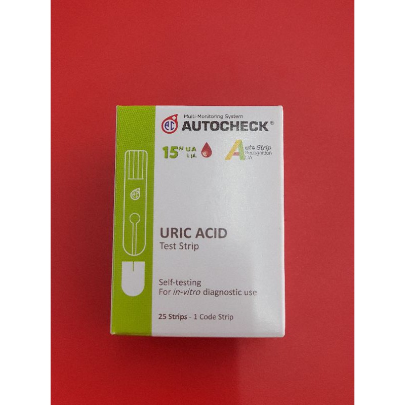 Strip autocheck asam urat isi 25