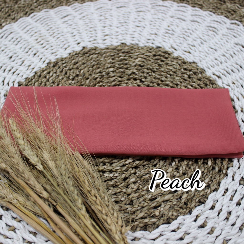 Selendang Sifon Hycon / Senteng 2.4m/ Selendang Bali / Senteng-Peach