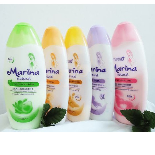 Marina Natural Hand Body Lotion 350 mL