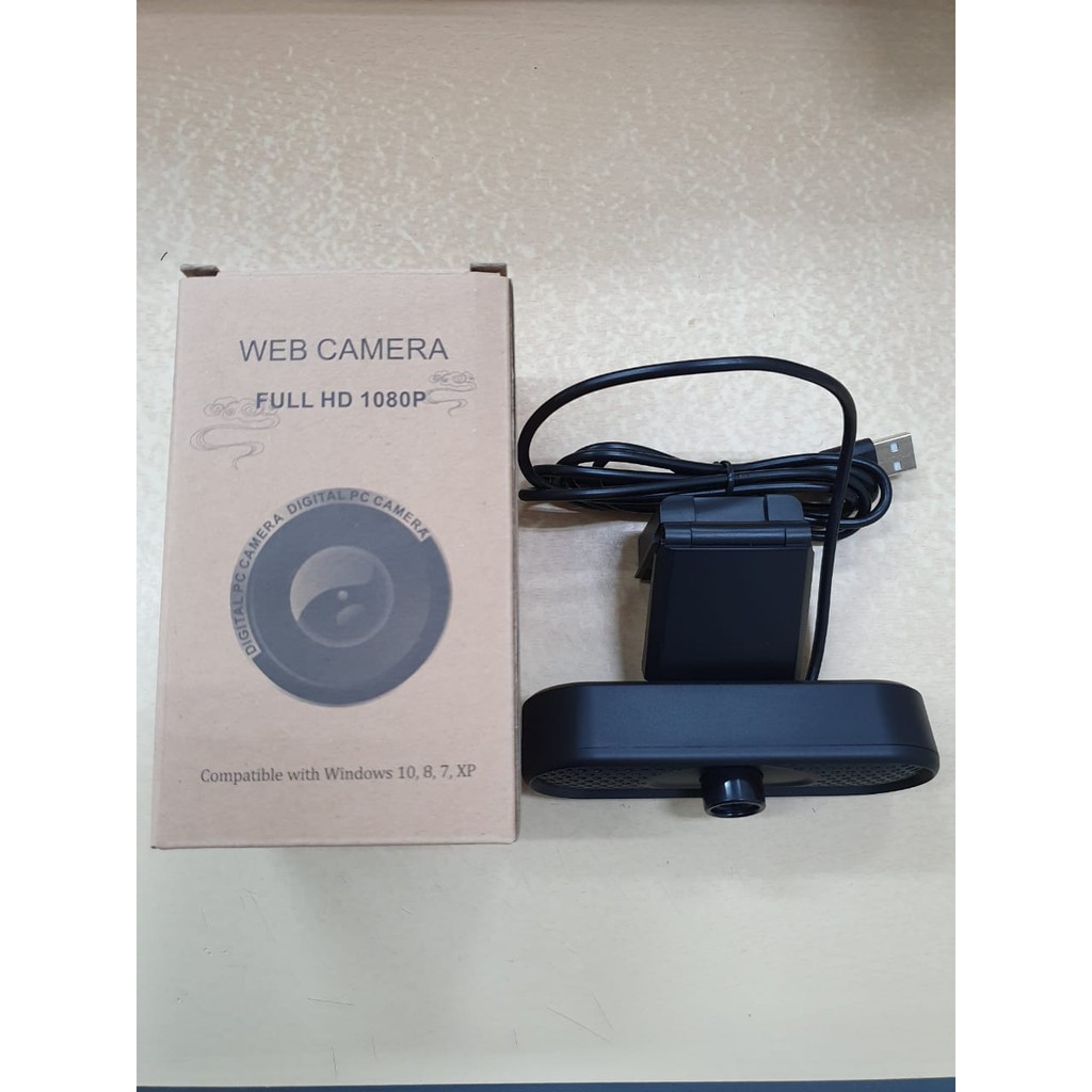 Webcam + mic jepit (support 1080p) Termurah