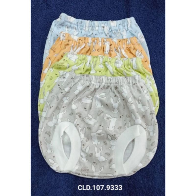 3Pcs baju bayi 0-3m NASUKA katun halus SNI Baju bayi Newborn Premium Pakaian Bayi Baru Lahir-4pc rabbit cln pop