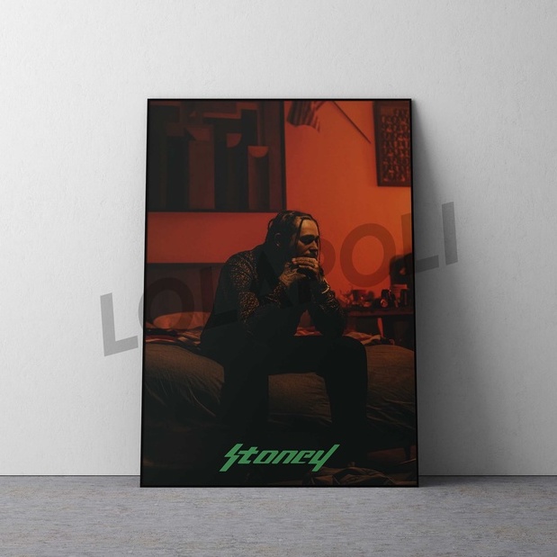 Hiasan Dinding Poster Kayu - Stoney Post Malone