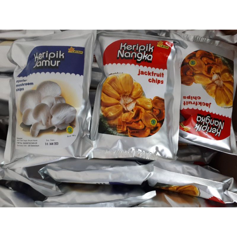 

Keripik Nagka dan Keripik Jamur Levina
