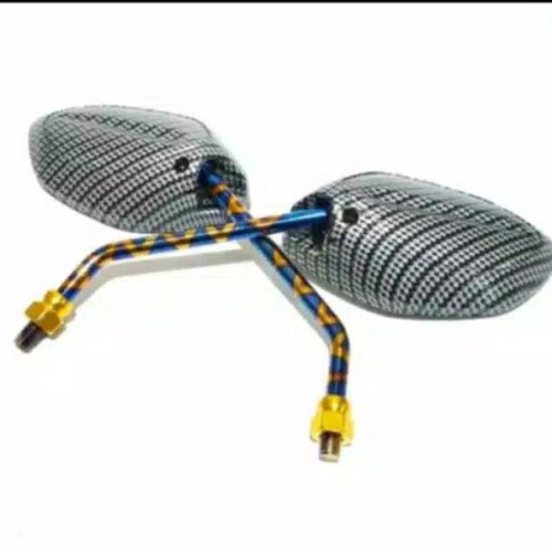 SPION KARBON TWOTONE BLUEX BEAT VARIO SCOOPY GENIO BLADE VERZA CB150R TIGER SONIC GTR SUPRA REVO-BLUEX