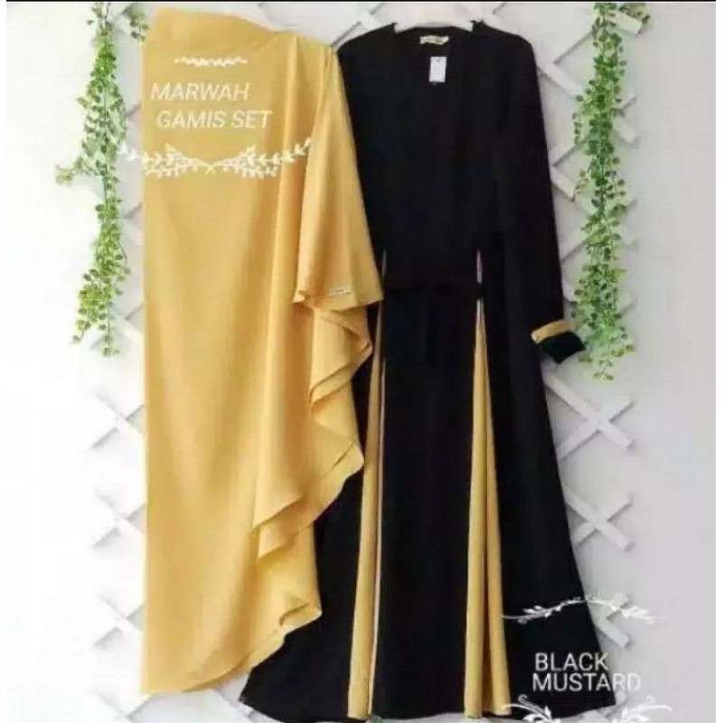 GAMIS MARWAH SYAR'I+HIJAB