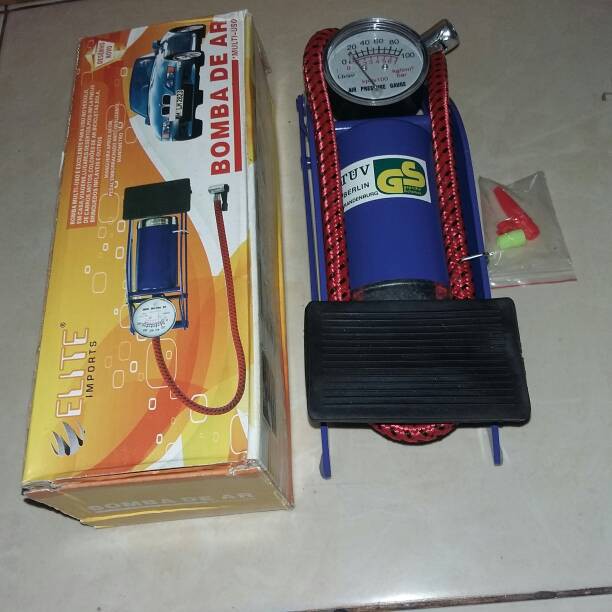 FOOT PUMP Pompa portable kaki buat sepeda,motor,mobil