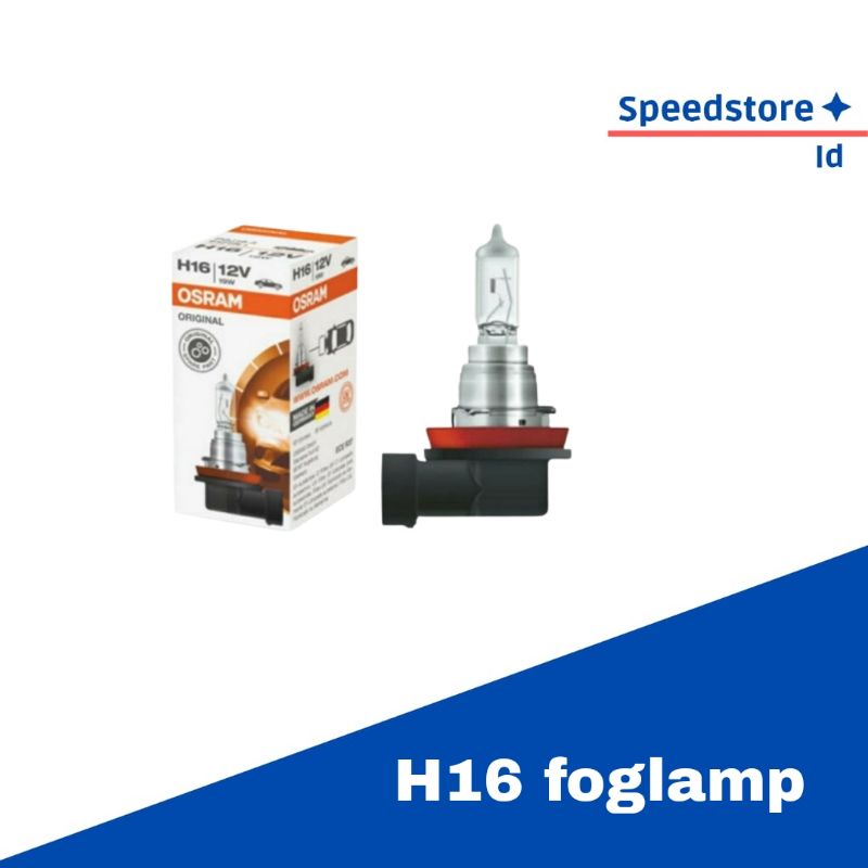 osram original h16 lampu foglamp 19 w
