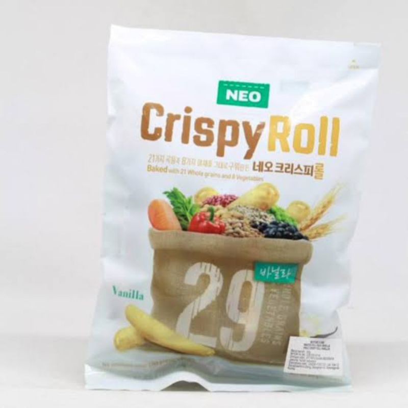 

NEO CRISPYROLL VANILLA BAG 80GR