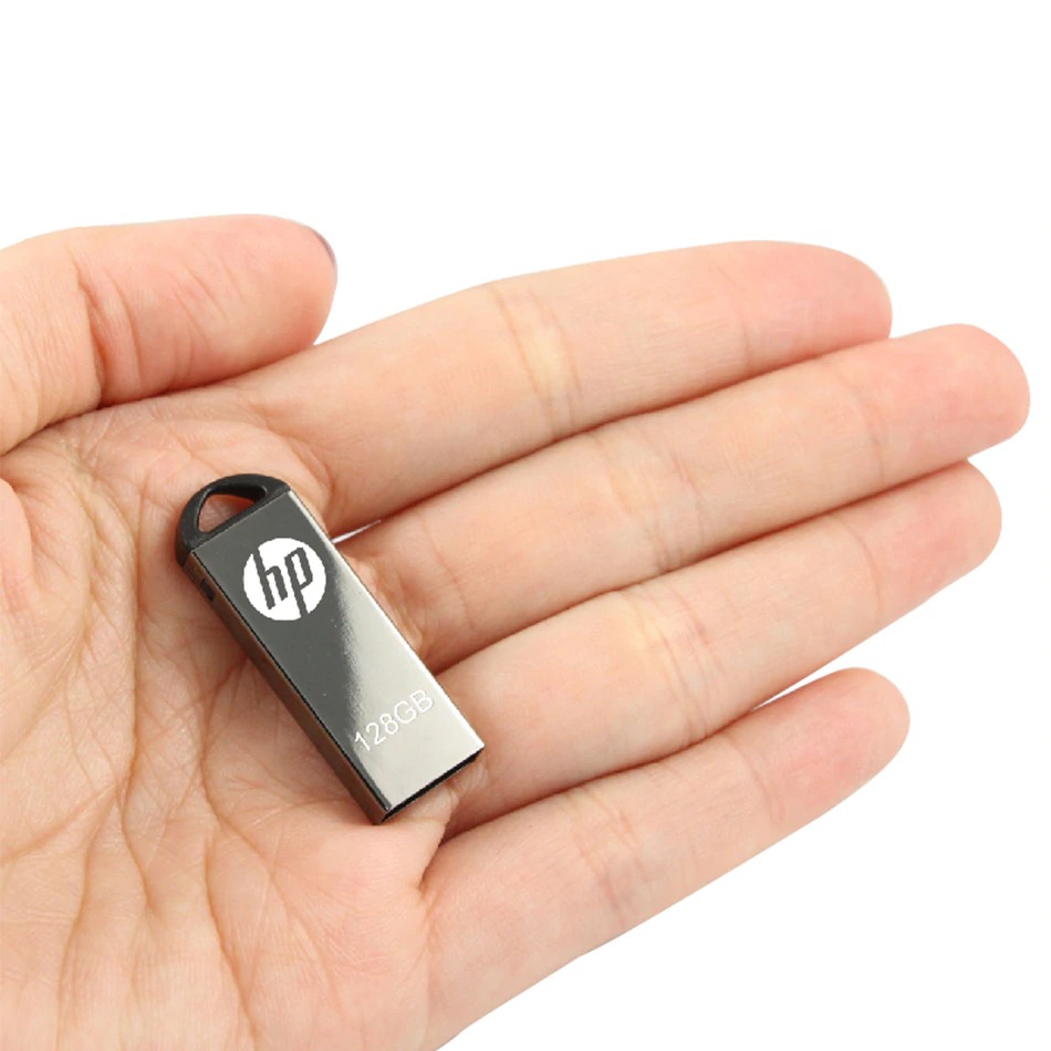 HP Flash Drive 1TB Bahan Metal Anti Air + Debu + Kabel USB