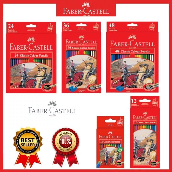

Pensi Warna Faber Castell 12 Warna/24 warna/36 Warna/48 Warna/12 warna Pendek