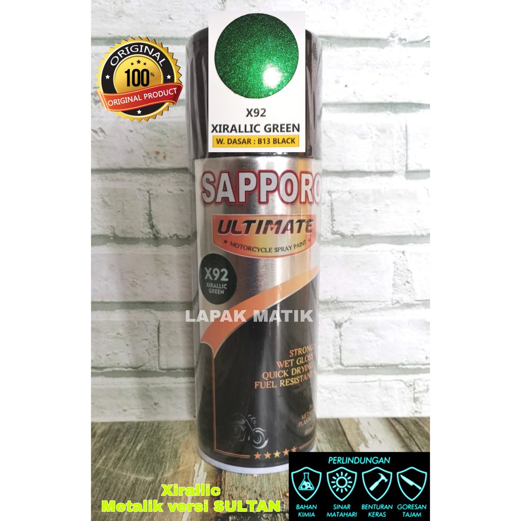 Paket Pilok Xirallic Hijau Green X92 Sapporo Ultimate