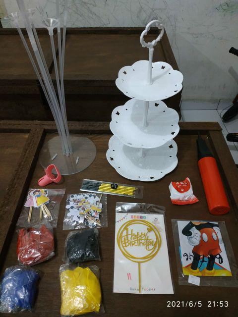 Cupcake Tier Plastik Susun