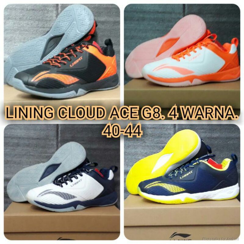 Sepatu Badminton Lining Cloud Ace G8 - Cloud Ace 8 Original