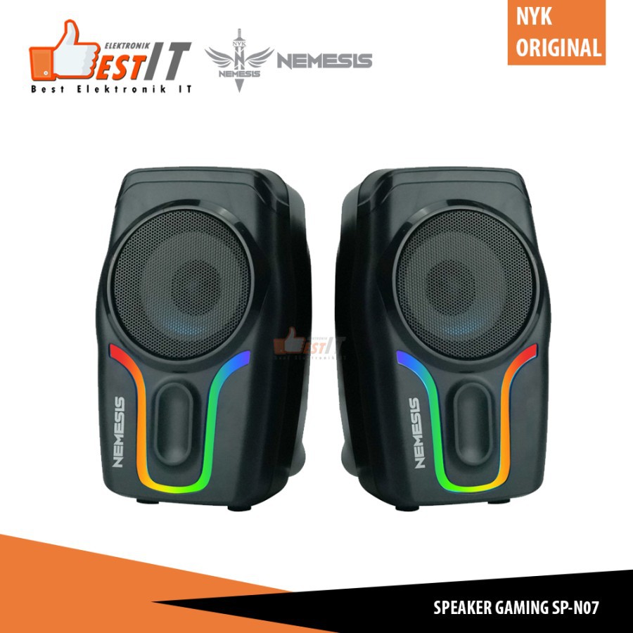 Speaker Gaming Aktif PC RGB Speaker Sounbard Gaming NYK SP-N07 VIPER