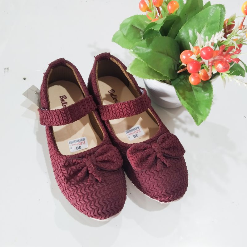 SEPATU ANAK PEREMPUAN RAJUT/SEPATU BALET ANAK/FLATSHOES ANAK