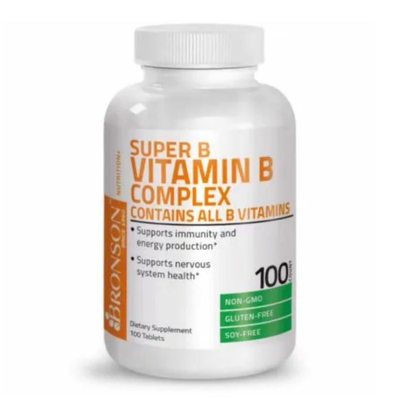 Jual Bronson Vitamin B Complex 100 Tablets Shopee Indonesia