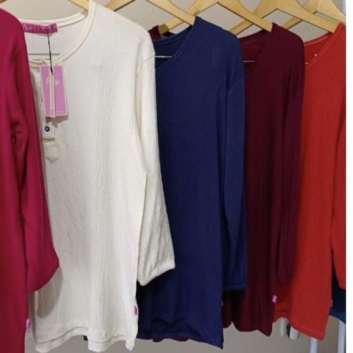 Tunik Nux Ladies Kaos Nux Ladies Tunik Polos Tunik Phenomenal Tunik Connexion Wanita Tunik Jumbo ◦ W