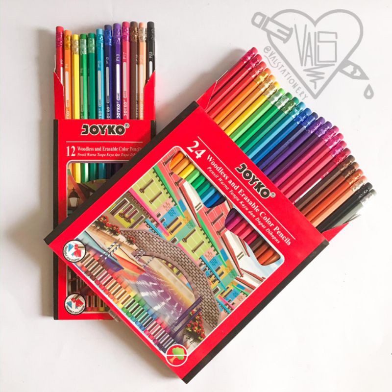 Pensil Warna dapat dihapus JOYKO / erasable color pencil