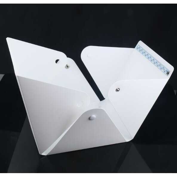 Photo Studio Mini 1 Button+LED+4PCS Background SM 04 Studio Photo Box Lipat Simpel Mudah Disimpan