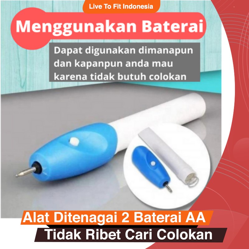 Engrave it Original 100%  Pulpen Ukir Elektrik  Pen Alat Ukir Original