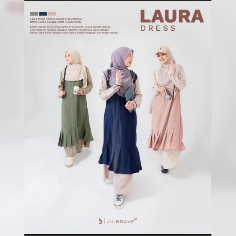 JILBRAVE OFFICIAL LAURA DRESS BUSH GREEN SIZE XL