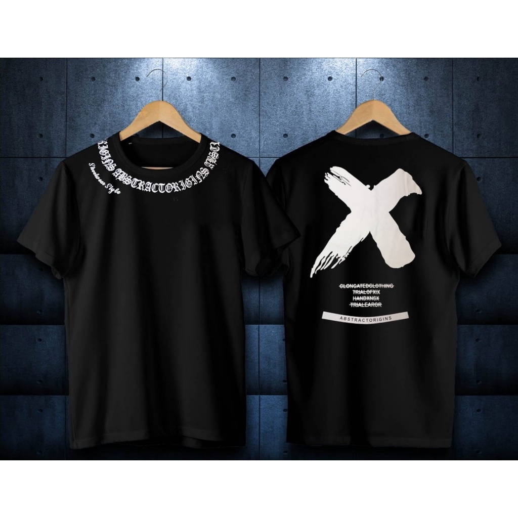T-SHIRT ORIGINAL ABSTRACT ORIGINS X / KAOS TULISAN DI LEHER / KAOS PRIA DISTRO / KAOS ANGEL SAYAP / 
