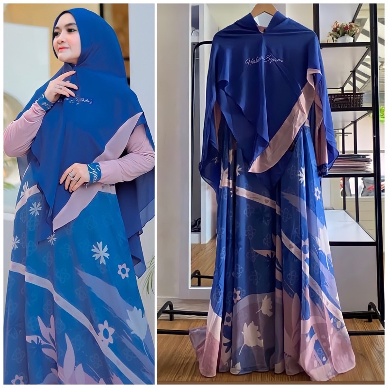 NEW QONITA BENHUR DRESS PRINTING ORI BY HALIZA SYARI / GAMIS PREMIUM PRINTING
