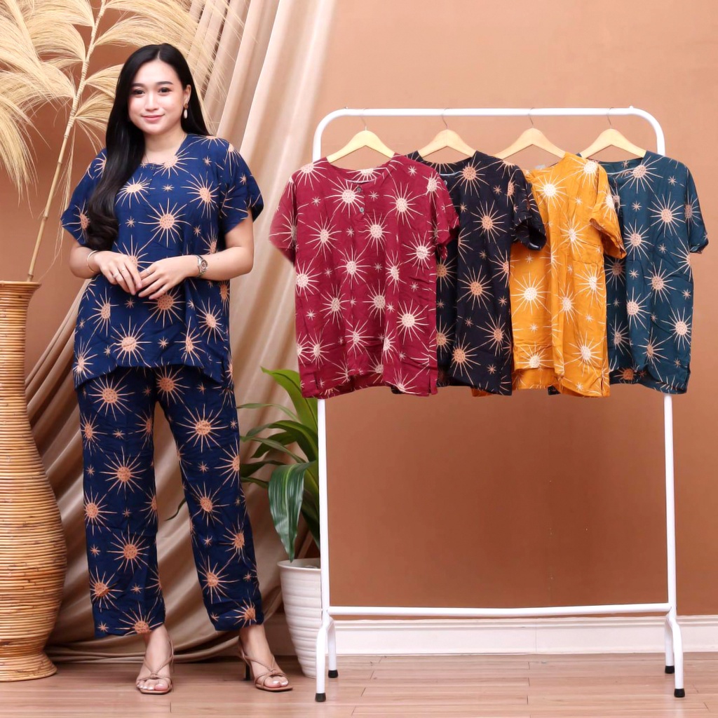 BAJU TIDUR SETELAN WANITA KEKINIAN ( CP ABSTRAK CP RASTA BLASTER FAZILA RINS TINNI GELIS AMINA DENADA BULAT CABUTAN ) BUSUI BUMIL-CP CAHAYA CABUTAN