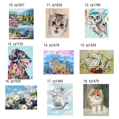 DIY KIT diamond painting ukuran 30x40cm