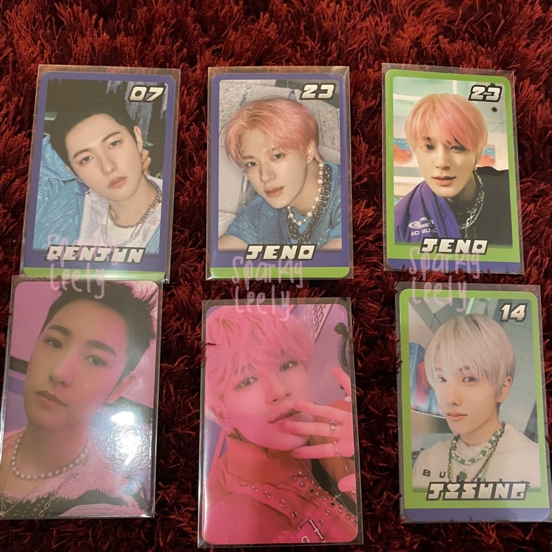 official photocard merchandise glitch mode nct dream trading card A ver. renjun jeno jisung