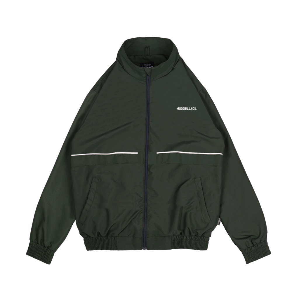 Dobujack Track Suit Jacket Hipster Green On Green