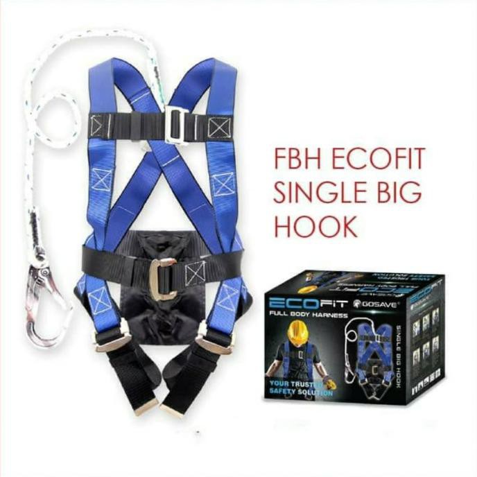 Jual Banting Harga Safety Belt Sabuk Pengaman Full Body Harness Gosave 