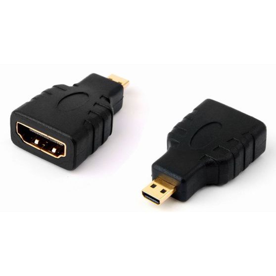 Adapter micro Hdmi male to Hdmi female Gold