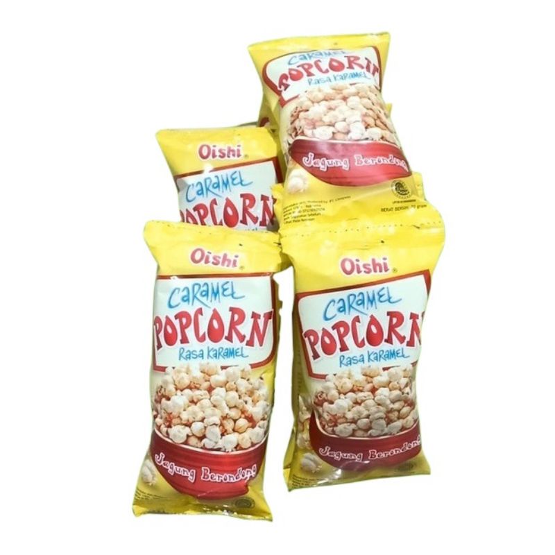 

Oishi Popcorn Caramel 20 gram (1 renceng isi 10 pcs)