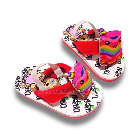 Sandal Bayi Motif Boneka BOBA Lucu Terbaru