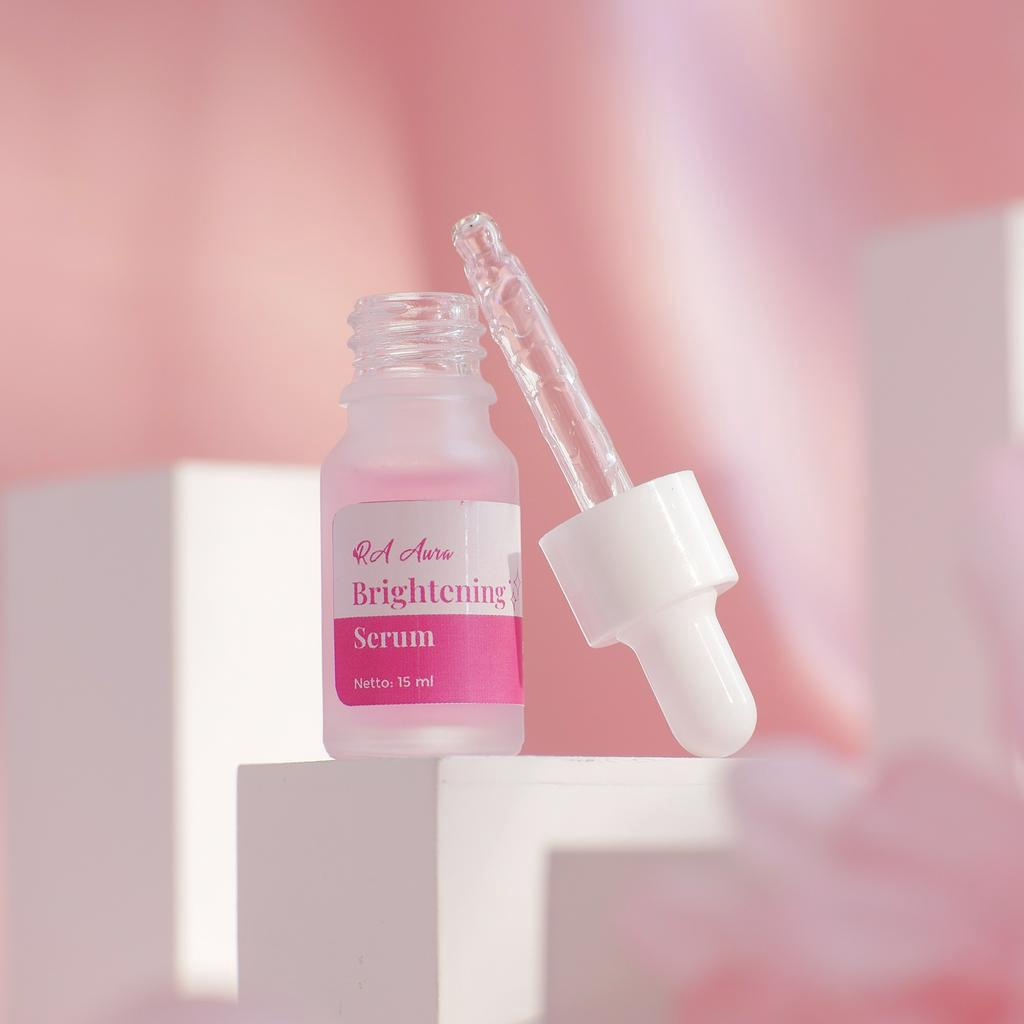 Ra Aura Whitening SERUM NIACIAMIDE - Serum pencerah wajah dan mengatasi kulit kusam dengan Niacinamide, Vitamon E &amp; Collagen Anti Aging FLek Kusam Whitening,Dark spot Serum Retinol