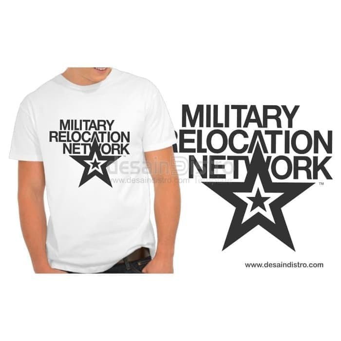 Kaos Baju Obral Combed 30S Distro MiLiTARY RELOCATiON NETWORK polos