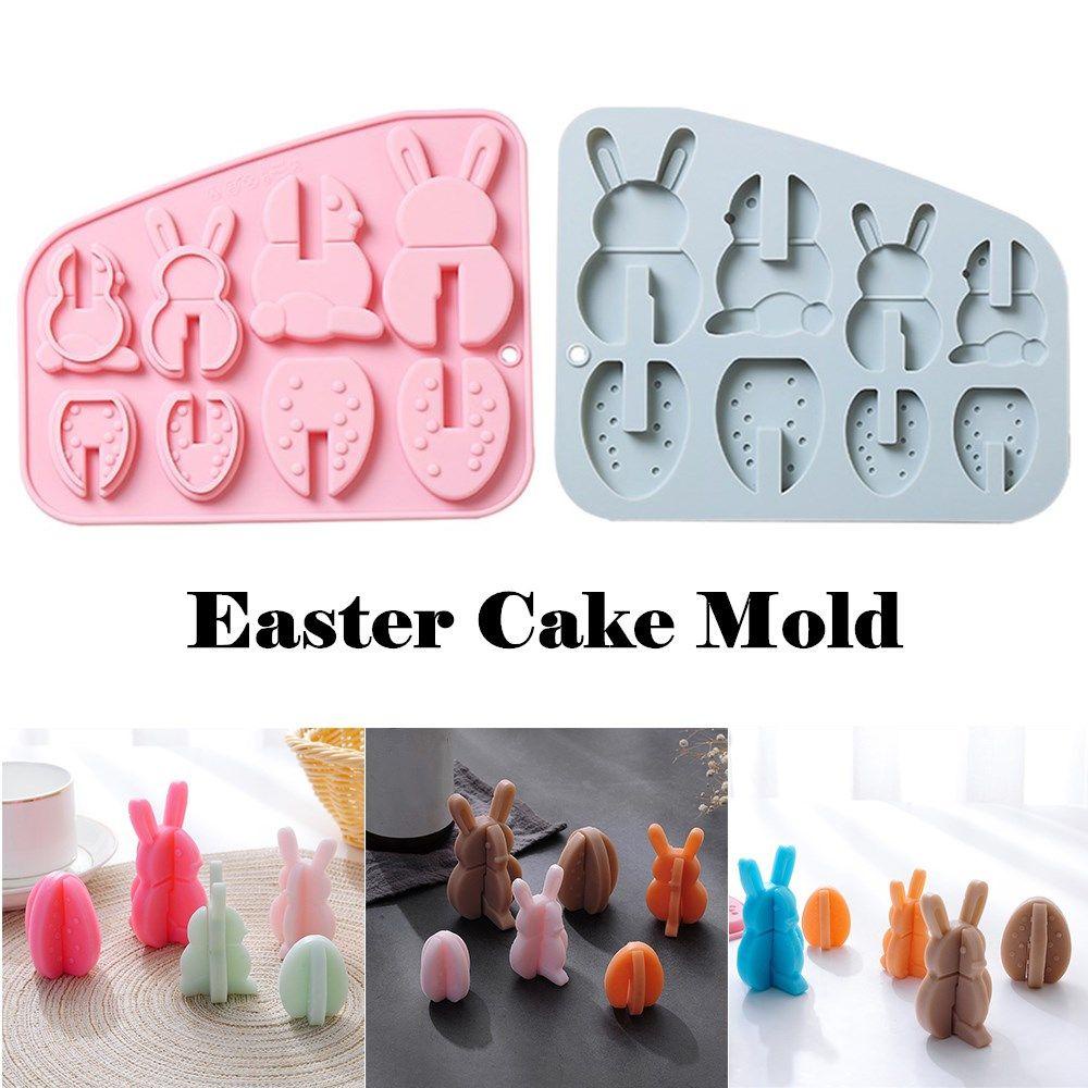 Solighter Easter Cake Mold Combinable Lollipop Alat Dekorasi Kue Candy Molds