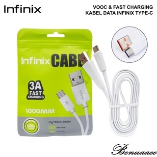 (ba) Kabel Data Merk INFINIX Type C 3A Support Fast Charging