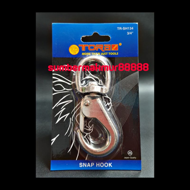 Gantungan kunci kait || snap hook 3/4" /swivel hook