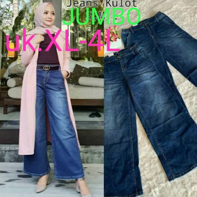 VJ ORIGINAL JEANS IMPORT PINGGANG KARET JJUMBO