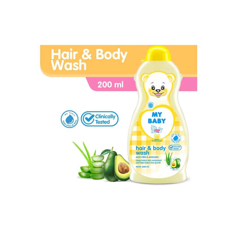 My Baby Hair and Body Wash/ Bath Telon Plus / Milk Bath Sweet Floral