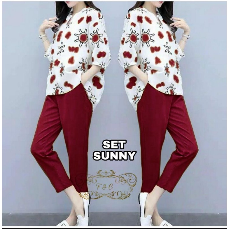 set sunny/ setelan wanita/pakaian wanita/pakaian setelan wanita-6