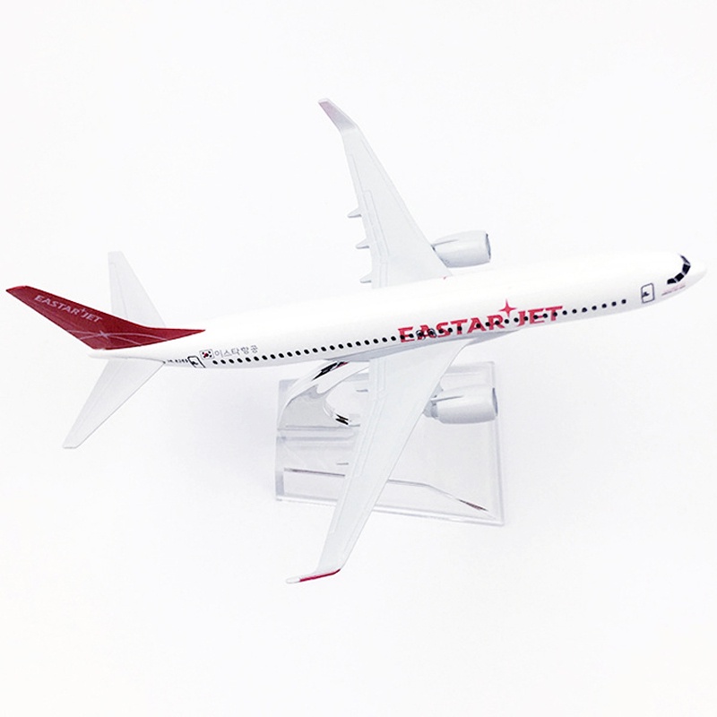 Miniatur Diecast Pesawat Jet Airlines Boeing 737 B737 Bahan Metal Untuk Dekorasihadiah