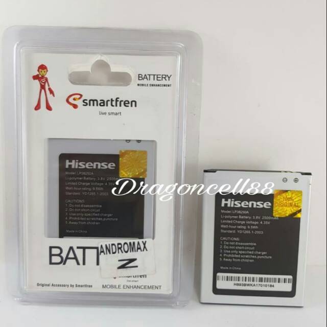 Baterai Smartfren Andromax Z LP38250A Kualitas ORIGINAL 100%