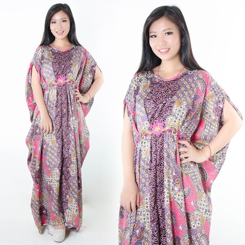 SB Collection Dress Maxi Briana Longdress Kaftan Gamis Jumbo Batik Wanita