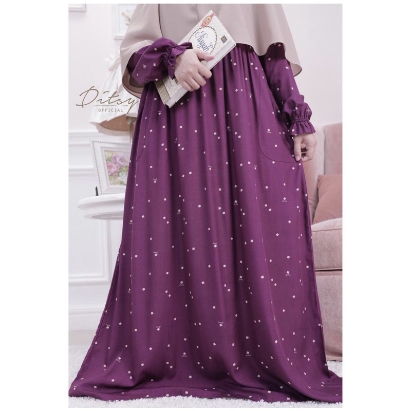 PRELOVED SCATOLLA PLUM DITSY