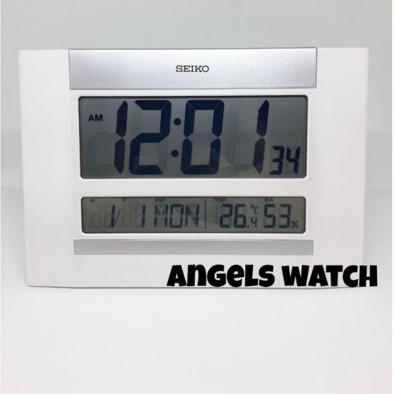 angelswatch jam digital seiko lengkap suhu tanggal original seiko asli QHL088