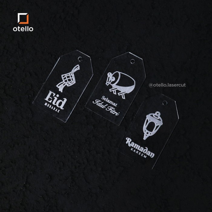 Classic Hang Tag Idul Fitri Hiasan Hampers Lebaran Dekorasi Parcel Tag
