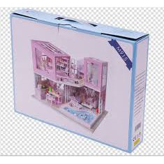 Miniatur Rumah DIY - House Wooden Furniture - Puzzle Interior - M910 - M915 - Miniature Dollhouse